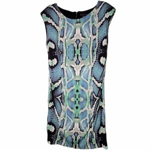 Snakeskin print dress